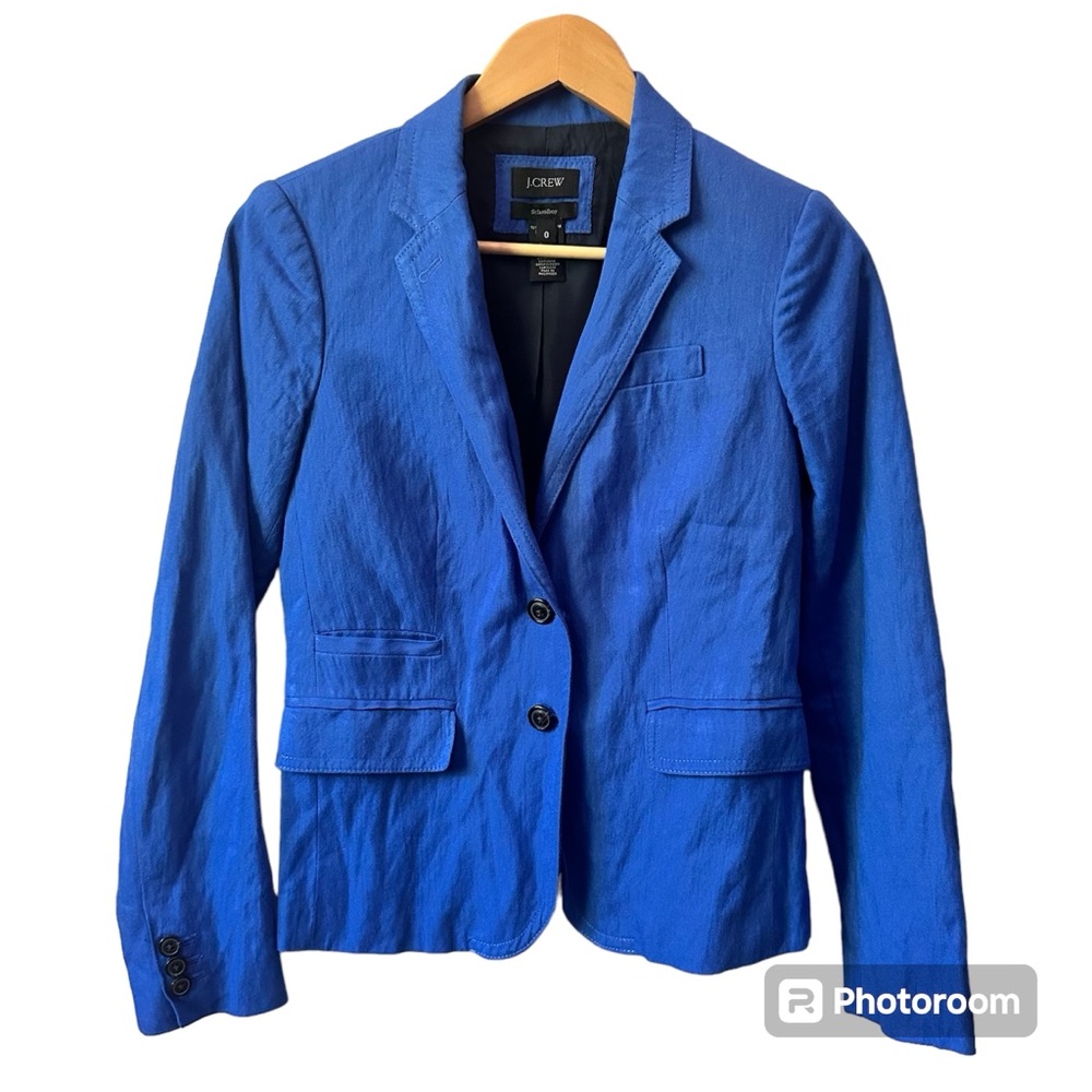 J. Crew Royal Blue Schoolboy Blazer‎ Size 0